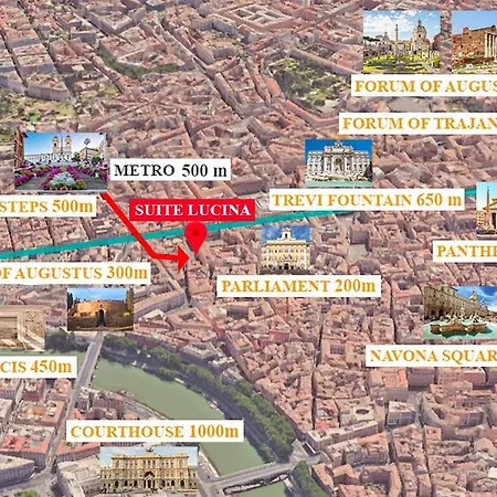 דירה Lucina - 500 M Spanish Steps *